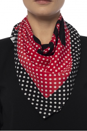 Patterned shawl with logo, zdjęcie 2 Patterned shawl with logo od Moschino